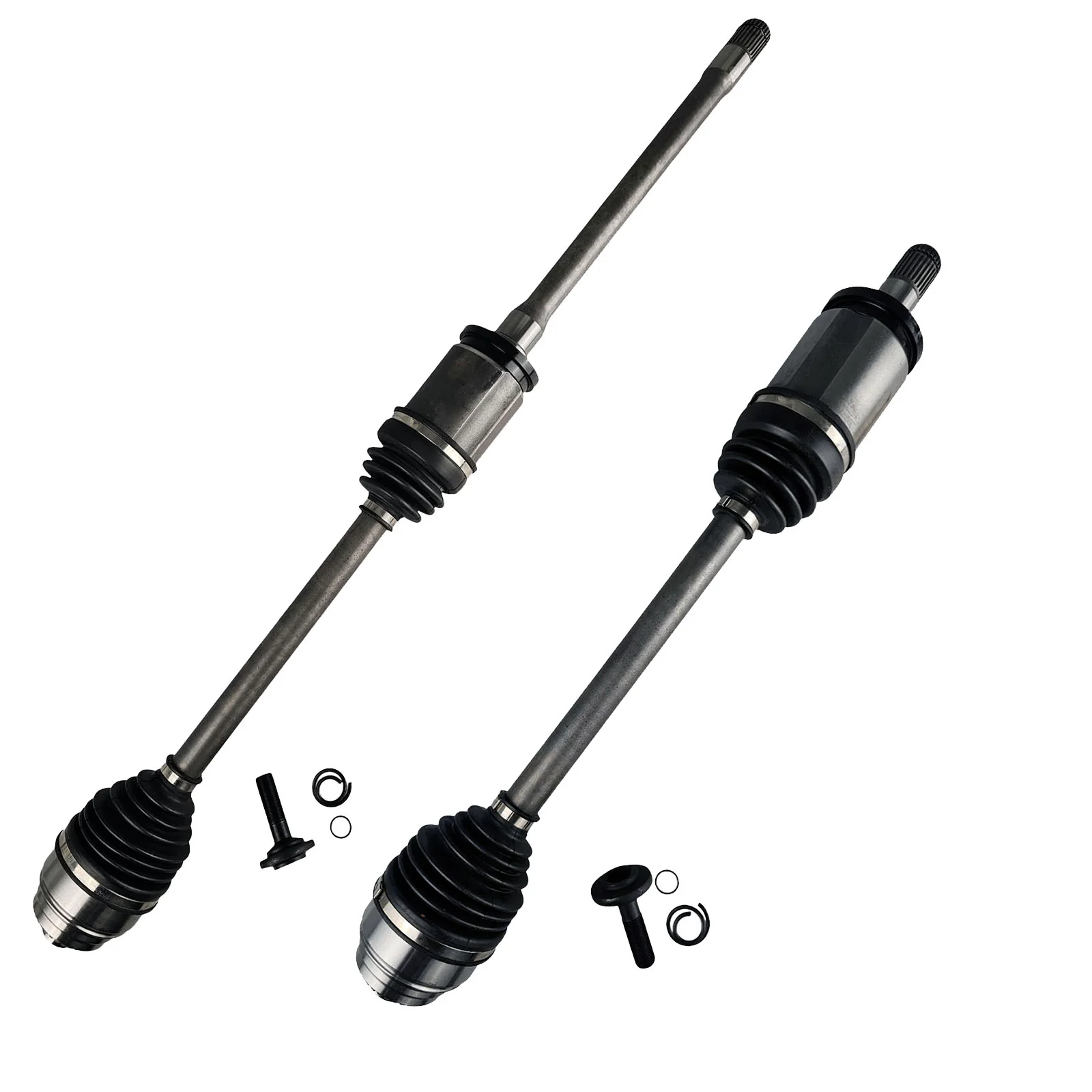 2X Front Drive Shaft for BMW X5 G05 F95, X6 G06 F96, X7 G07 2018-On AWD Auto