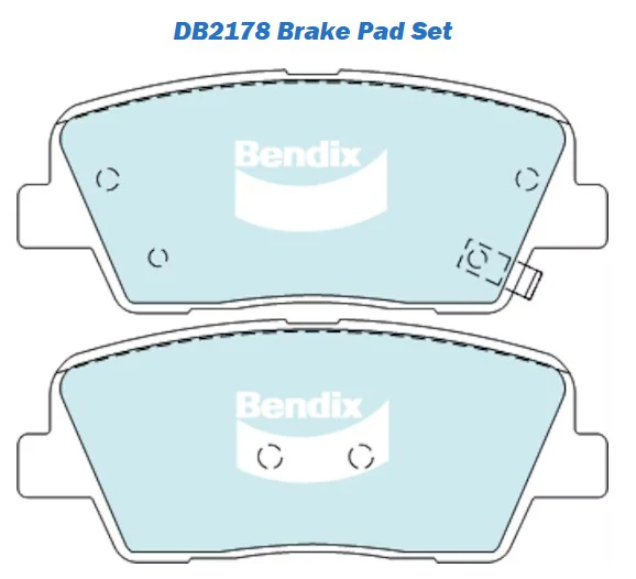 Bendix Brake Pad Set for Hyundai Santa Fe CM DM | Kia Sorento XM - DB2178-4WD - Image 2