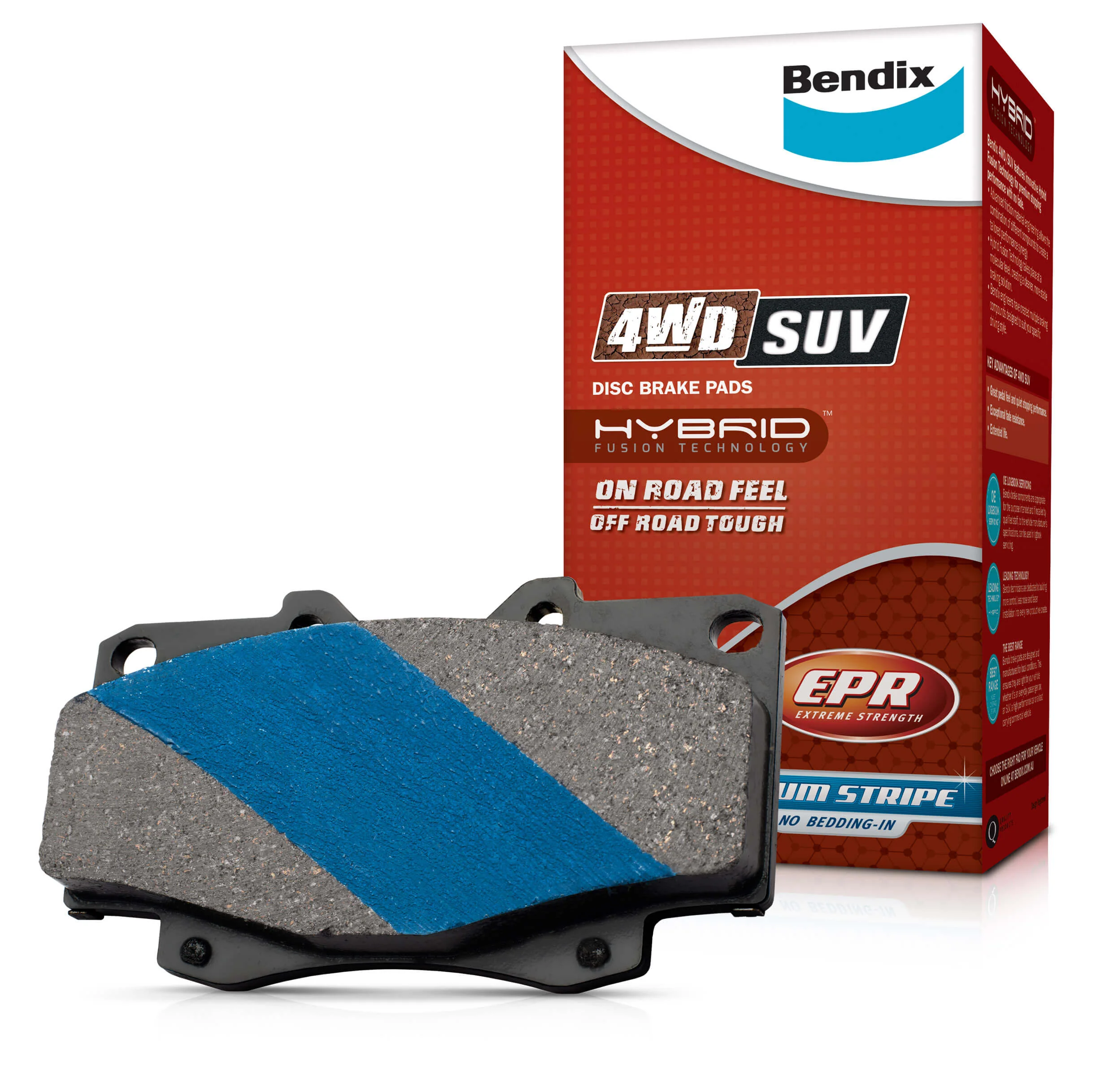 Bendix4WD Rear Brake Pads for Mitsubishi ASX XA XC Outlander ZJ ZL Mazda 6 GJ GL - Image 2