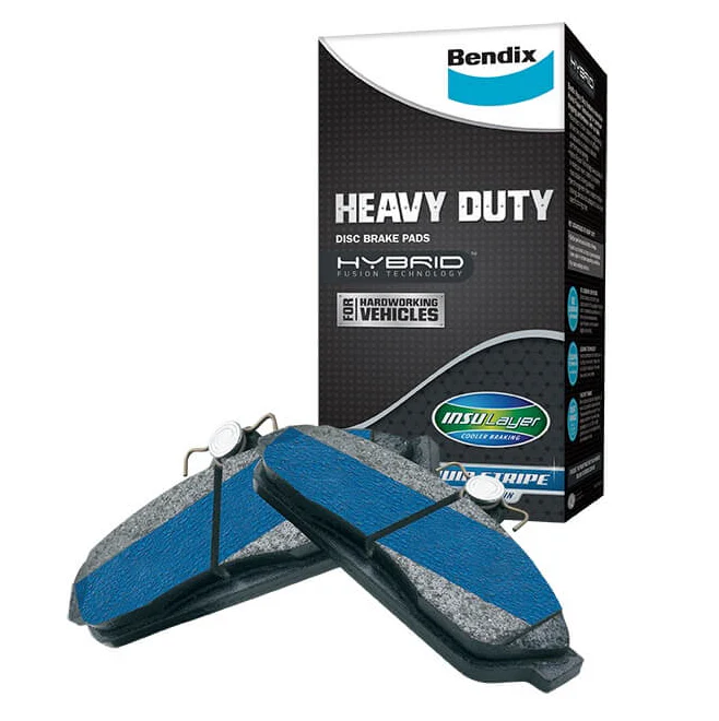 Bendix HD Front Brake Pads for Mitsubishi Pajero NS NT NW NX, Fuso FV | Toyota FJ Cruiser GSJ15, Fortuner GUN155 KUN50 KUN51 KUN60 KUN61 TGN51, Hilux GGN125 GGN25 GUN122 GUN125 GUN135 GUN126 KUN16 KUN26 RZN210 KDN215 RZN215 - DB1482-HD