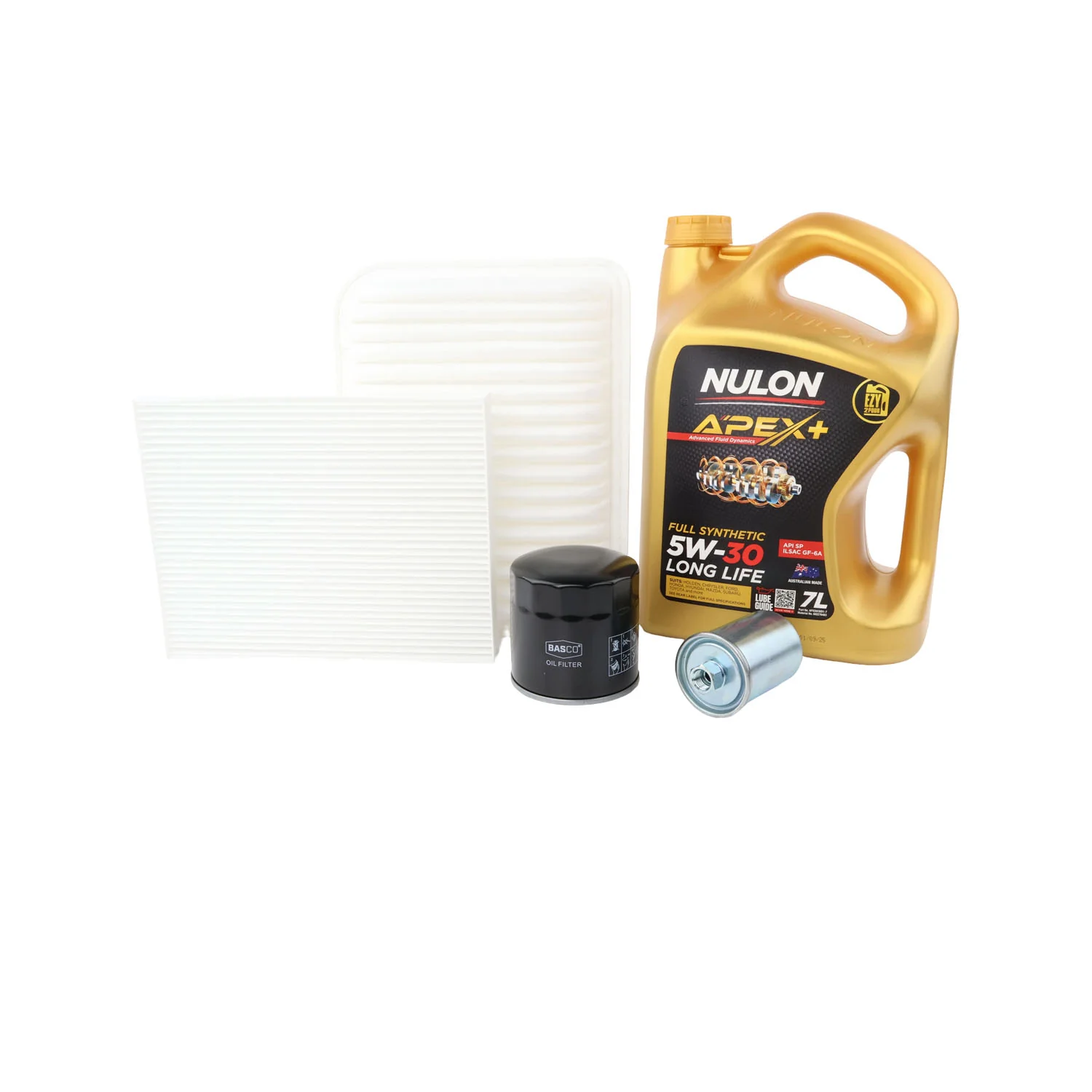 Oil Air Fuel Cabin Filter kit +Oil for Ford Falcon BF 4.0L Petrol BARRA190 05~11