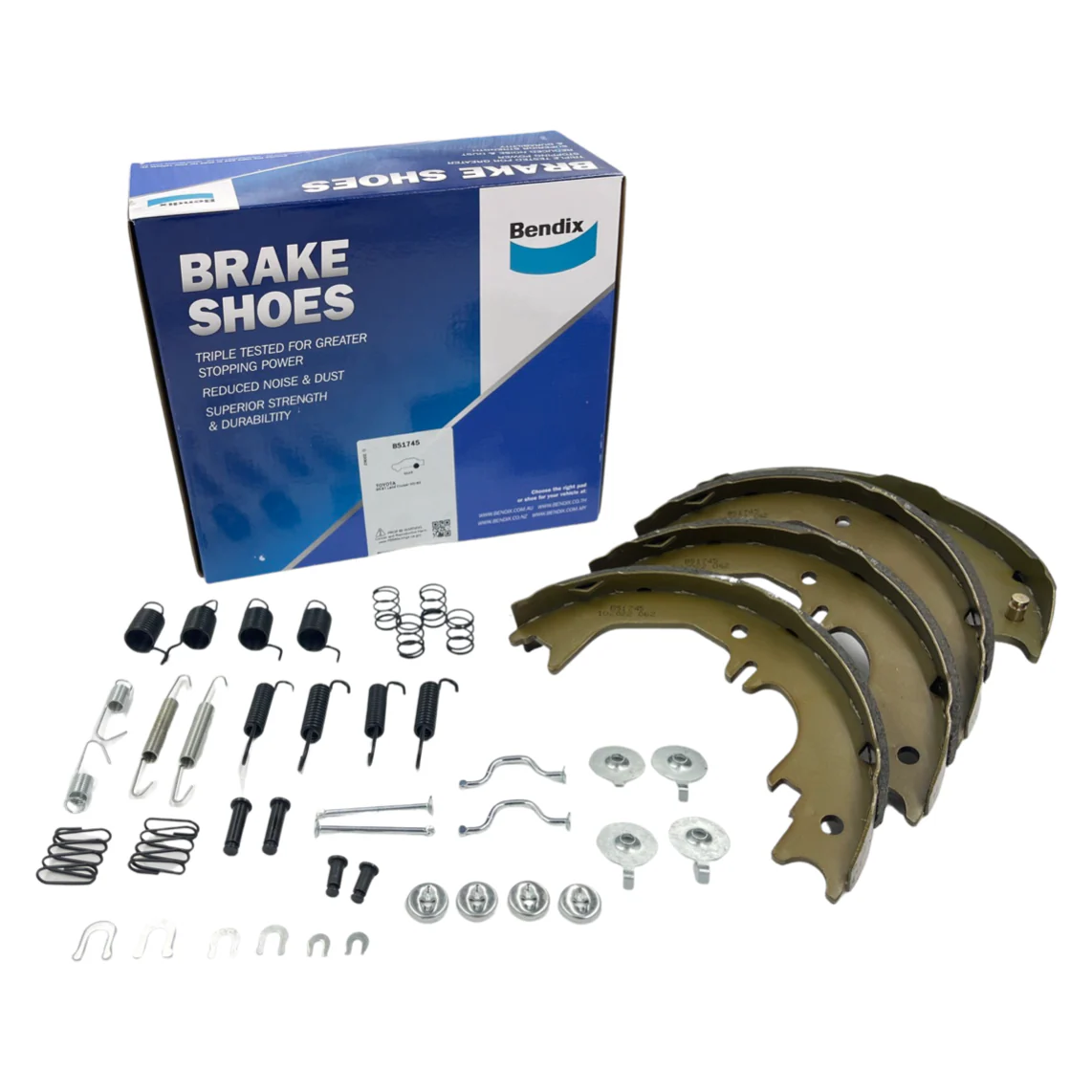 Hand Park Brake Shoe Kit for Toyota Landcruiser HZJ78 HZJ79 VDJ76 VDJ78 VDJ79, Toyota Prado KZJ95 RZJ95 VZJ95 RZJ120 KDJ120 VZJ120 GRJ120 GDJ150 KDJ150 GRJ150