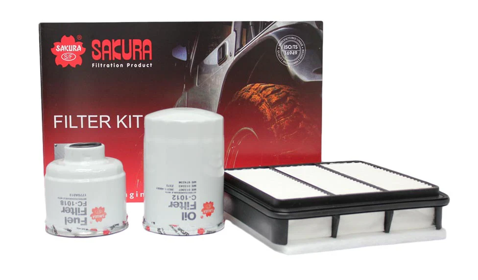 K-10030 - Sakura 4WD Filter Kit For Mitsubishi Triton ML 3.2L 4M41T 2006-2009