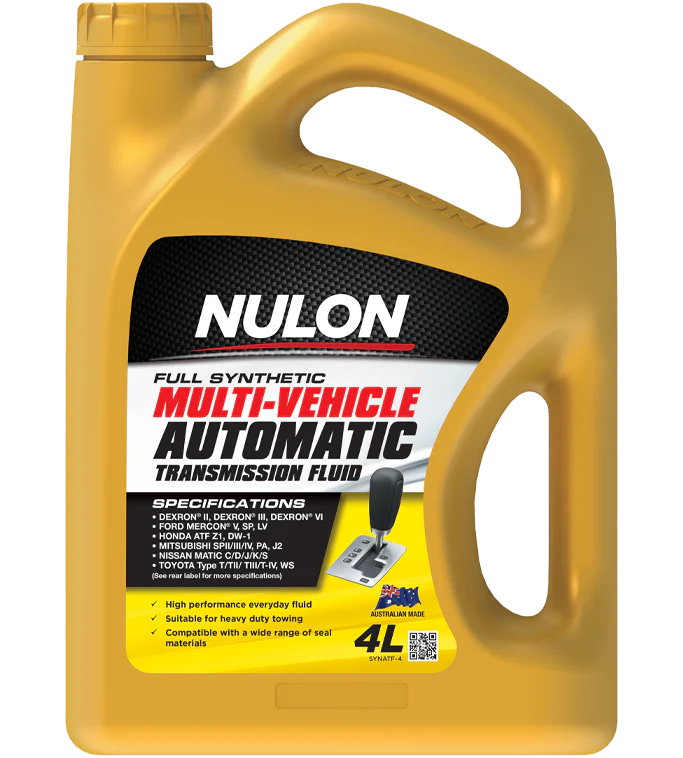 Nulon Full Synthetic Multi Vehicle Automatic Transmission Fluid 4 Litres - SYNATF-4