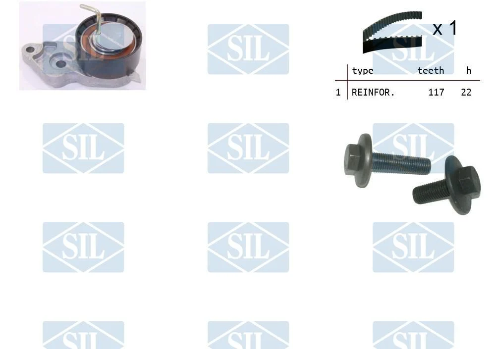 OE Engine Timing Belt Kit For Ford Fiesta WQ WP, Focus LR 1.4L 1.6L 01~08 TK1064
