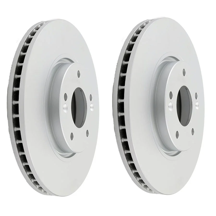 Pair Front Brake Disc Rotor For Hyundai Sonata NF Tucson JM Veloster FS 300mm