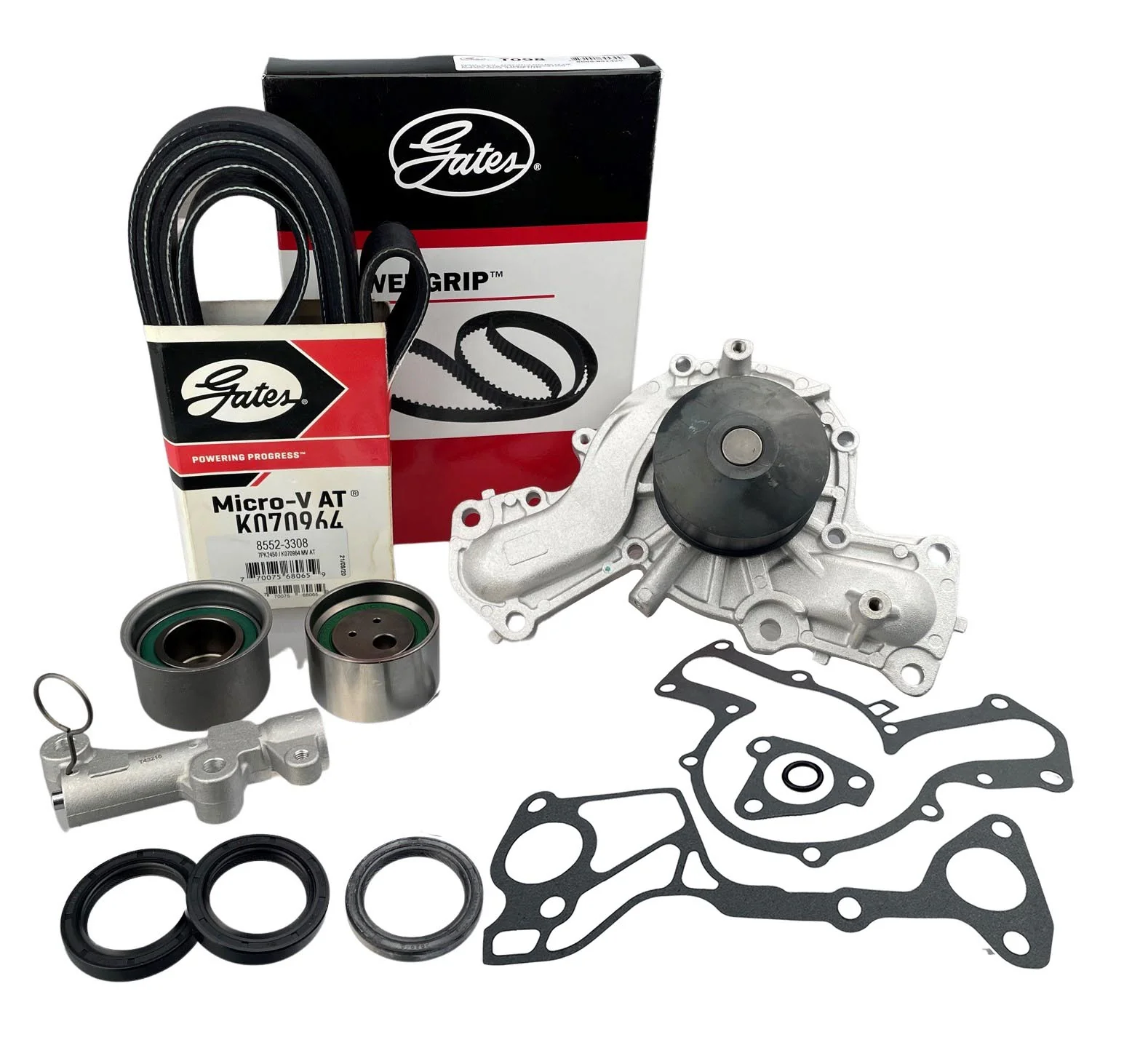 Timing Belt Kit + HAT + WP + D/Belt For Mitsubishi Triton ML 6G74 3.5L